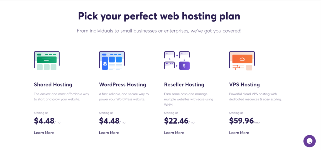 cheap web hosting plans chemicloud