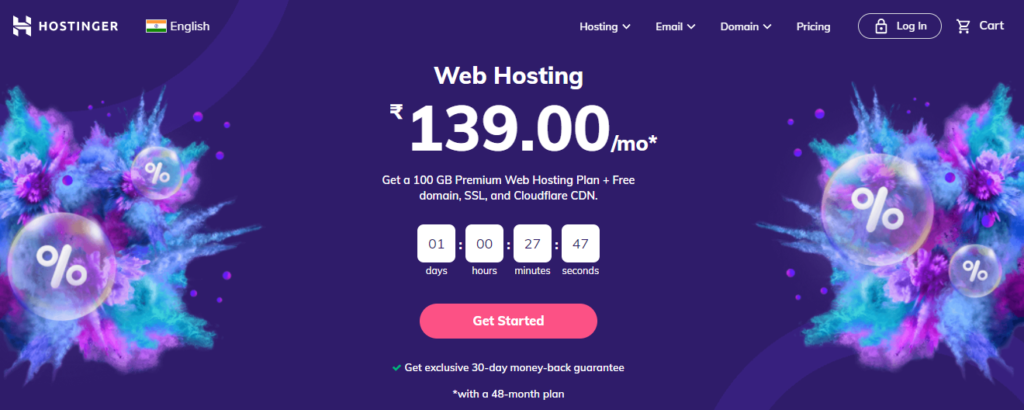 cheap web hosting plans Hostinger