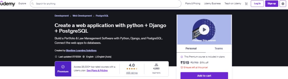 free django courses