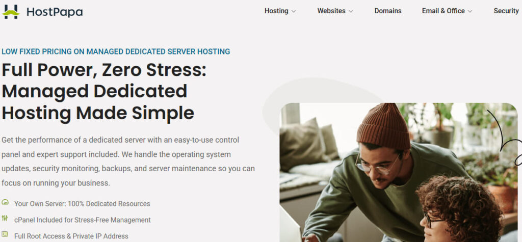 HostPapa Dedicated Server India