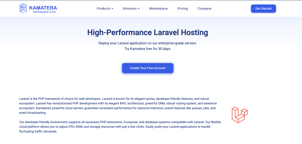 Kamatera Free Laravel Hosting