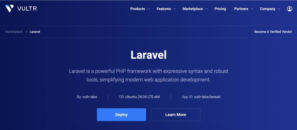 Vultr Laravel Hosting