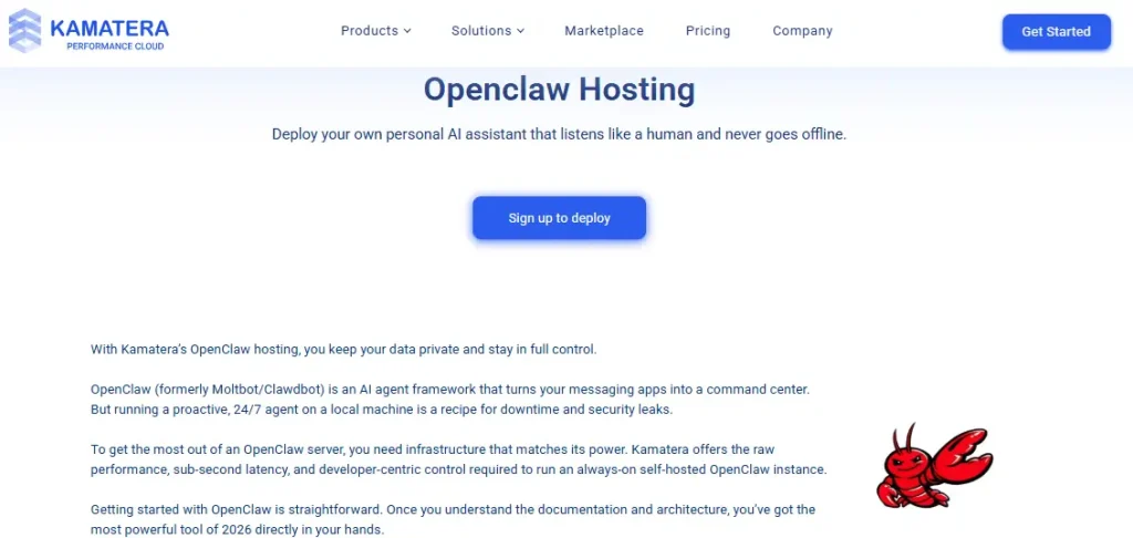 Kamatera OpenClaw VPS Hosting