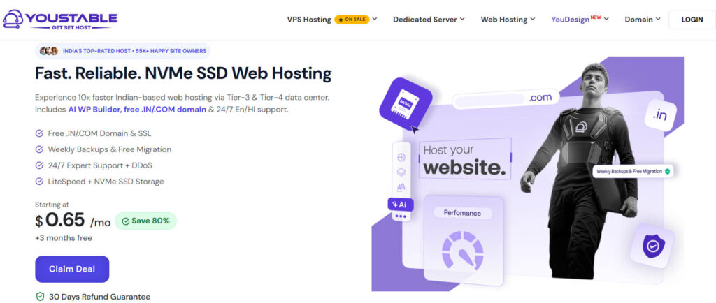 YouStable Web Hosting