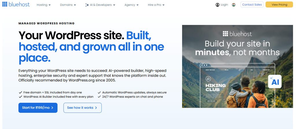 Bluehost WordPress Hosting