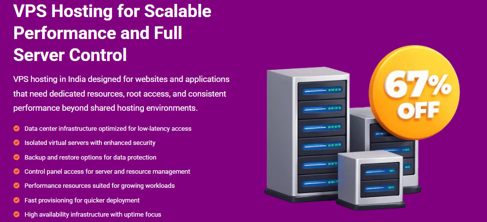 HostyCare VPS Hosting India