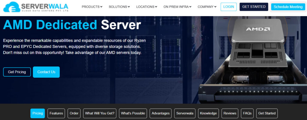 ServerWala AMD Dedicated Server