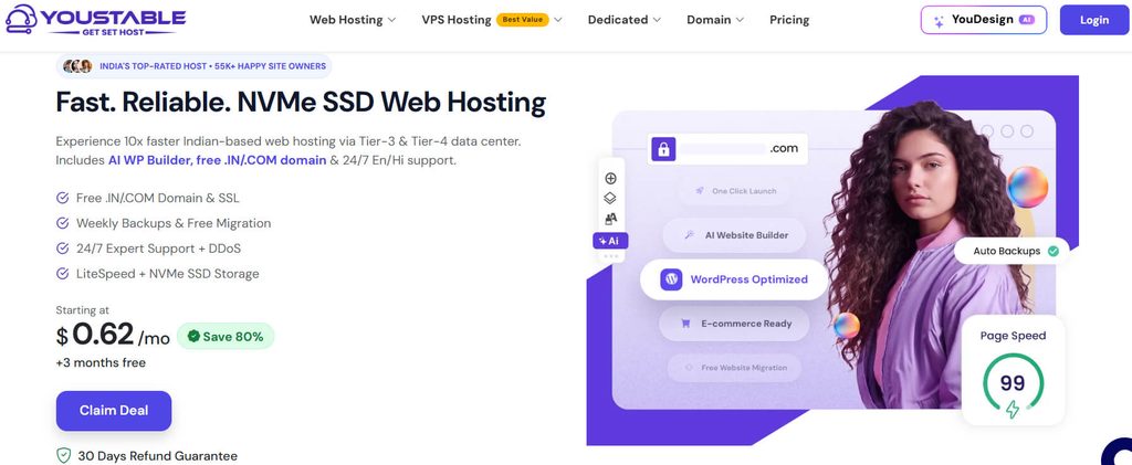 YouStable Web Hosting